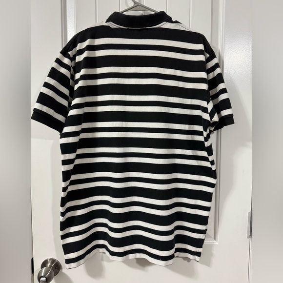 Polo by Ralph Lauren Black and White Striped Men's Shirt - Picture 3 of 6